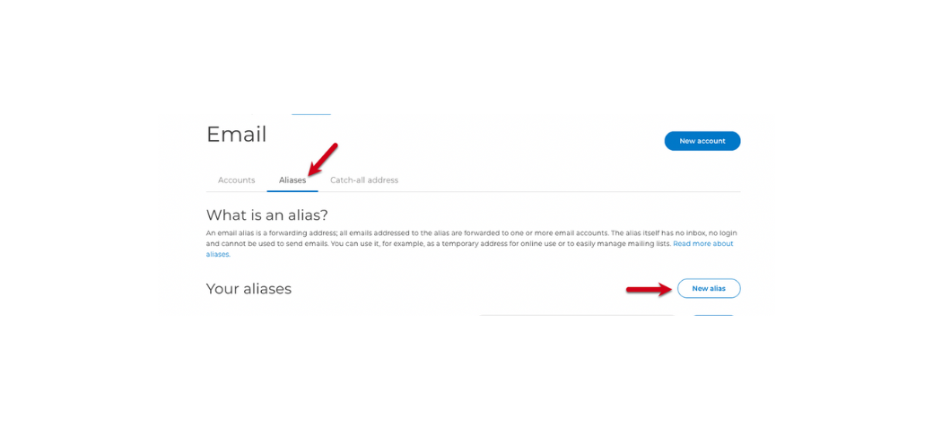 email alias 